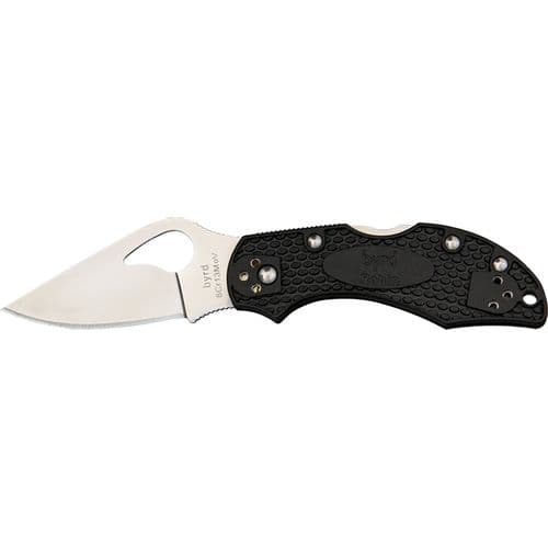 Spyderco BY10PBK2 Robin 2 Lightweight 2.40" Folding Drop Point Plain 8Cr13MoV SS Blade FRN Black Handle Spyderco BY10PBK2 Robin 2 Lightweight 2.40" Folding Drop Point Plain 8Cr13MoV SS Blade FRN Black Handle
