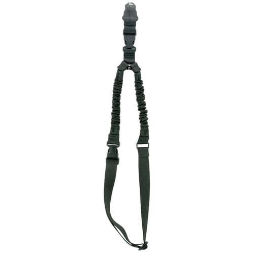 Aim Sports AOPS01B One Point Bungee Sling 1.25" W x 26" L Black Elastic Webbing Rifle Aim Sports AOPS01B One Point Bungee Sling 1.25" W x 26" L Black Elastic Webbing Rifle