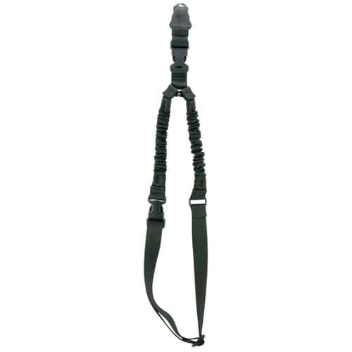 Aim Sports AOPS01B One Point Bungee Sling 1.25" W x 26" L Black Elastic Webbing Rifle Aim Sports AOPS01B One Point Bungee Sling 1.25" W x 26" L Black Elastic Webbing Rifle