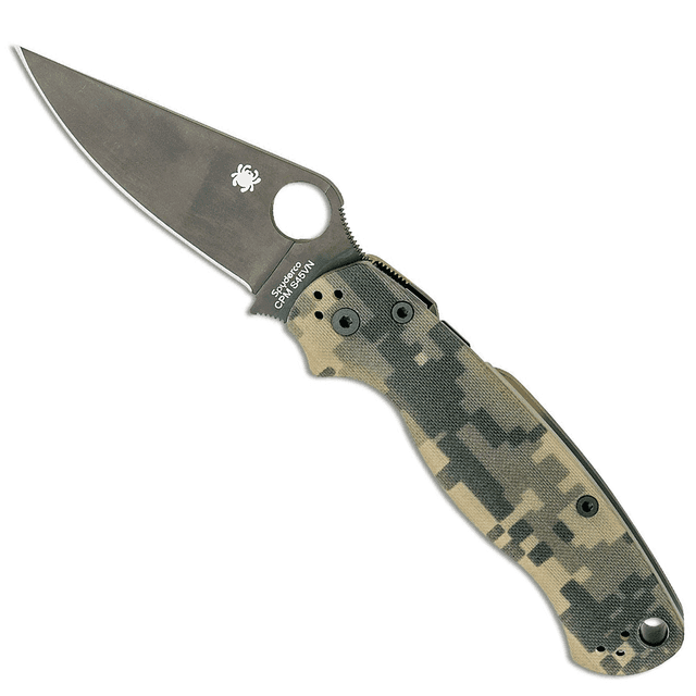 Spyderco C81GPCMOBK2 Para Military 2 3.44" Folding Knife Spyderco C81GPCMOBK2 Para Military 2 3.44" Folding Knife