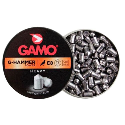 Gamo 6322832BL54 G-Hammer 177 Pellet 15.42 Grain Pointed 400 Per Tin Gamo 6322832BL54 G-Hammer 177 Pellet 15.42 Grain Pointed 400 Per Tin