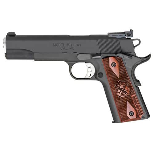 Springfield Armory PI9128L 1911 Range Officer Target 45 ACP 5" 7+1 Black Parkerized Carbon Steel Frame & Slide Crossed Cannon Cocobolo Grip Springfield Armory PI9128L 1911 Range Officer Target 45 ACP 5" 7+1 Black Parkerized Carbon Steel Frame & Slide Crossed Cannon Cocobolo Grip