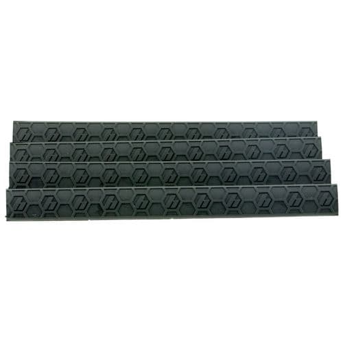 Hexmag HXMLC4PKBLK Rail Covers M-LOK Picatinny Rail 4 Slot Black Polymer 4 Pack Hexmag HXMLC4PKBLK Rail Covers M-LOK Picatinny Rail 4 Slot Black Polymer 4 Pack