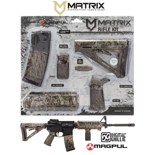 Matrix Diversified Ind MAGMIL40GH Magpul Carbine Accessory Kit AR-15 Proveil Digital Ghillie Ambidextrous Matrix Diversified Ind MAGMIL40GH Magpul Carbine Accessory Kit AR-15 Proveil Digital Ghillie Ambidextrous