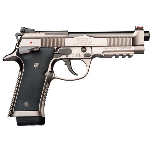 Beretta USA J92XR20 92X Performance 9mm Luger 4.90" 10+1 Gray Nistan Steel Frame & Slide Black Rubber Grip (Made in Italy) Beretta USA J92XR20 92X Performance 9mm Luger 4.90" 10+1 Gray Nistan Steel Frame & Slide Black Rubber Grip (Made in Italy)