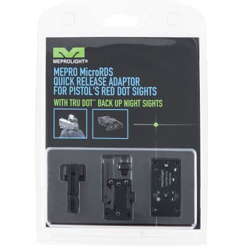 Meprolight USA ML881504 Mepro MicroRDS w/Adapter & Backup Sights Pistol/Rifle/Shotgun 1x 3 MOA Black S&W M&P Meprolight USA ML881504 Mepro MicroRDS w/Adapter & Backup Sights Pistol/Rifle/Shotgun 1x 3 MOA Black S&W M&P