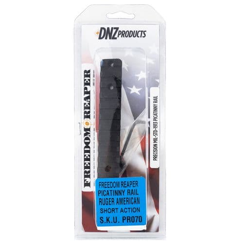 DNZ PR070 Freedom Reaper Picatinny Rail Rifle Ruger American Short Action Matte Black Aluminum DNZ PR070 Freedom Reaper Picatinny Rail Rifle Ruger American Short Action Matte Black Aluminum