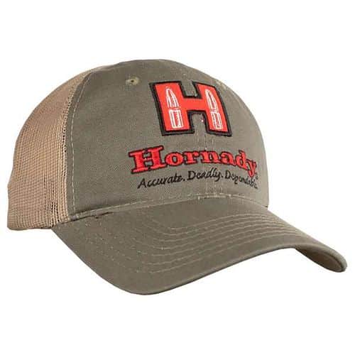 Hornady 99284 Hornady Cap Mesh OD/Tan w/Red Hornady Logo OSFA Hornady 99284 Hornady Cap Mesh OD/Tan w/Red Hornady Logo OSFA