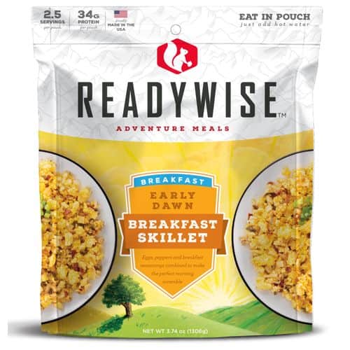 Wise Foods RW05-012 Outdoor Food Kit Early Dawn Egg Scramble Breakfast Entree 6 Per Case 2.5 Servings Outdoor Camping Pouches Wise Foods RW05-012 Outdoor Food Kit Early Dawn Egg Scramble Breakfast Entree 6 Per Case 2.5 Servings Outdoor Camping Pouches