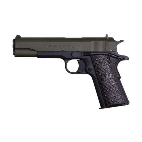 Colt 1991 Government .45 ACP 1911 5" Pistol OD Green Talo Exclusive Colt 1991 Government .45 ACP 1911 5" Pistol OD Green Talo Exclusive