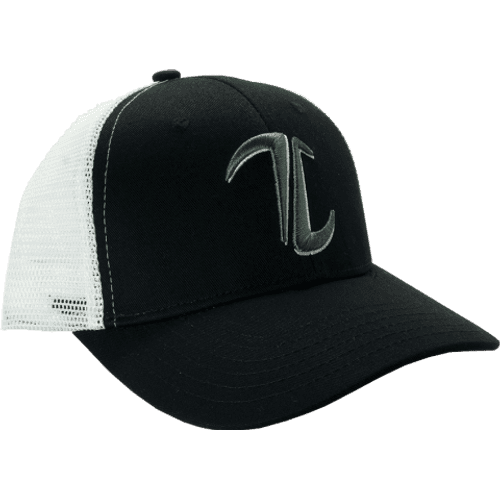 Timber Creek Black and White Snapback Hat Timber Creek Black and White Snapback Hat