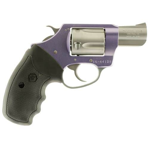Charter Arms 53240 Undercoverette Lavender Lady 32 H&R Mag 5rd 2" Stainless Steel Barrel & Cylinder Lavender Aluminum Frame with Black Rubber Grip Charter Arms 53240 Undercoverette Lavender Lady 32 H&R Mag 5rd 2" Stainless Steel Barrel & Cylinder Lavender Aluminum Frame with Black Rubber Grip