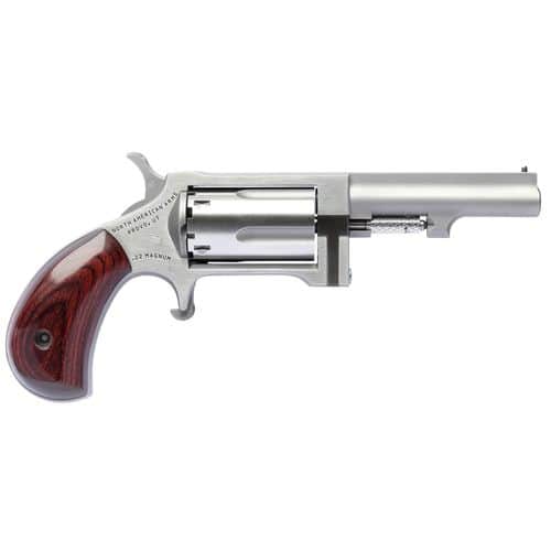 North American Arms SW250 Sidewinder 22 Mag 5rd 2.50" Stainless Steel Rosewood Birdshead Grip North American Arms SW250 Sidewinder 22 Mag 5rd 2.50" Stainless Steel Rosewood Birdshead Grip