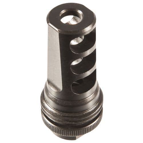 SilencerCo AC858 ASR Muzzle Brake Black Steel with 3/4"-24 tpi Threads for 338 Cal SilencerCo AC858 ASR Muzzle Brake Black Steel with 3/4"-24 tpi Threads for 338 Cal