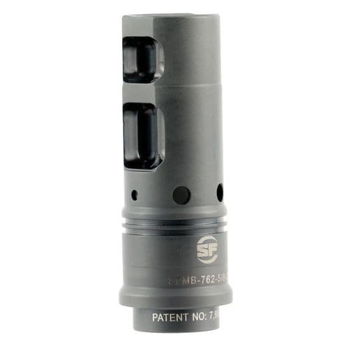 Surefire SFMB7625824 Suppressor Adapter Muzzle Brake 7.62mm 5/8"-24 tpi Stainless Steel Black Surefire SFMB7625824 Suppressor Adapter Muzzle Brake 7.62mm 5/8"-24 tpi Stainless Steel Black