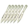 Smith & Wesson Knives SWTK8CP Throwing Knives  4.50" Fixed Spear Point Plain 2Cr13 SS Blade 2Cr13 Stainless Handle 6 Pack Smith & Wesson Knives SWTK8CP Throwing Knives  4.50" Fixed Spear Point Plain 2Cr13 SS Blade 2Cr13 Stainless Handle 6 Pack