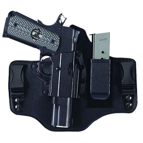 Galco KT218B KingTuk Deluxe Black Kydex/Leather IWB Kimber 1911 3" Right Hand Galco KT218B KingTuk Deluxe Black Kydex/Leather IWB Kimber 1911 3" Right Hand