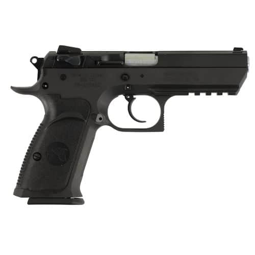 Magnum Research BE45003RS Baby Eagle III Semi-Compact 45 ACP 3.85" 10+1 Matte Black Oxide Carbon Steel Frame & Slide Black Polymer Grip Magnum Research BE45003RS Baby Eagle III Semi-Compact 45 ACP 3.85" 10+1 Matte Black Oxide Carbon Steel Frame & Slide Black Polymer Grip