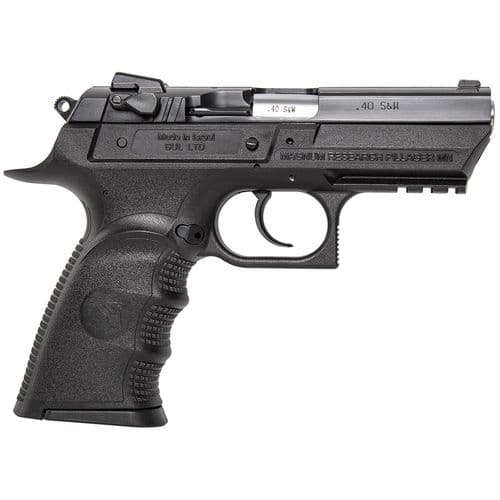 Magnum Research BE94133RSL Baby Eagle III Semi-Compact 40 S&W 3.85" 12+1 Black Polymer Frame Matte Black Oxide Carbon Steel Slide Black Polymer Grip Magnum Research BE94133RSL Baby Eagle III Semi-Compact 40 S&W 3.85" 12+1 Black Polymer Frame Matte Black Oxide Carbon Steel Slide Black Polymer Grip