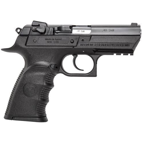 Magnum Research BE94133RSL Baby Eagle III Semi-Compact 40 S&W 3.85" 12+1 Black Polymer Frame Matte Black Oxide Carbon Steel Slide Black Polymer Grip Magnum Research BE94133RSL Baby Eagle III Semi-Compact 40 S&W 3.85" 12+1 Black Polymer Frame Matte Black Oxide Carbon Steel Slide Black Polymer Grip