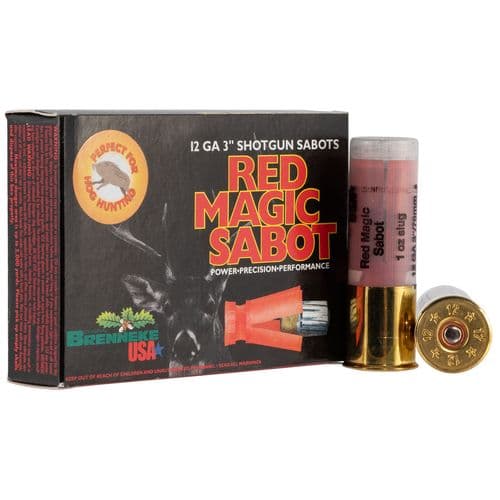 Brenneke SL123RMS Red Magic Sabot 12 Gauge 3" 1 oz Sabot Slug Shot 5 Bx/ 50 Cs Brenneke SL123RMS Red Magic Sabot 12 Gauge 3" 1 oz Sabot Slug Shot 5 Bx/ 50 Cs