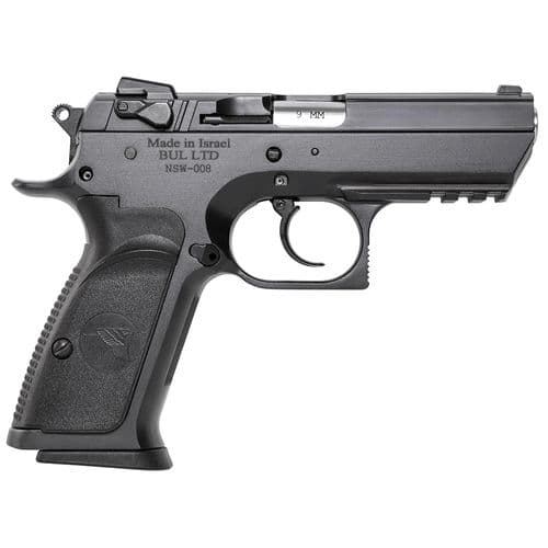 Magnum Research BE99003RS Baby Eagle III Semi-Compact 9mm Luger 3.85" 10+1 Matte Black Oxide Carbon Steel Frame & Slide Black Polymer Grip Magnum Research BE99003RS Baby Eagle III Semi-Compact 9mm Luger 3.85" 10+1 Matte Black Oxide Carbon Steel Frame & Slide Black Polymer Grip