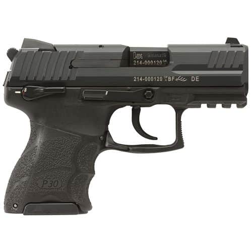 HK 81000085 P30SK Subcompact V1 Light LEM *MA Compliant 9mm Luger 3.27" 10+1 (2) Black Black Steel Slide Black Interchangeable Backstrap Grip HK 81000085 P30SK Subcompact V1 Light LEM *MA Compliant 9mm Luger 3.27" 10+1 (2) Black Black Steel Slide Black Interchangeable Backstrap Grip
