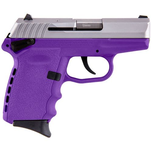 SCCY Industries CPX1TTPU CPX-1 9mm Luger 3.10" 10+1 Stainless Steel Slide Purple Polymer Grip SCCY Industries CPX1TTPU CPX-1 9mm Luger 3.10" 10+1 Stainless Steel Slide Purple Polymer Grip