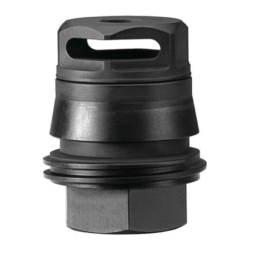Sig Sauer SRD76212X28B Muzzle Brake 7.62mm 1/2"-28 tpi Black Steel Sig Sauer SRD76212X28B Muzzle Brake 7.62mm 1/2"-28 tpi Black Steel