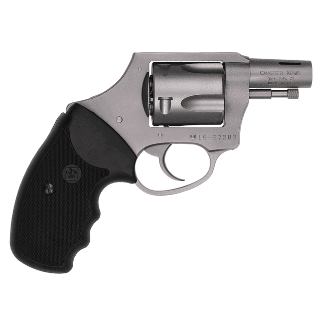 Charter Arms 74429 Bulldog Boomer 44 S&W Spl 5rd 2" Overall Matte Stainless Steel with Black Rubber Grip Charter Arms 74429 Bulldog Boomer 44 S&W Spl 5rd 2" Overall Matte Stainless Steel with Black Rubber Grip