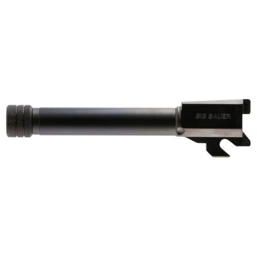 Sig Sauer BBLMODC9TB OEM Replacement Barrel 9mm Luger 4.60" Black Nitride Finish Steel Material with Threading for Sig P320, P250 Compact Sig Sauer BBLMODC9TB OEM Replacement Barrel 9mm Luger 4.60" Black Nitride Finish Steel Material with Threading for Sig P320, P250 Compact