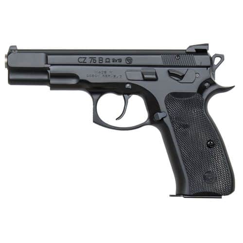 CZ-USA 01136 CZ 75 B Omega Convertible 9mm Luger 4.60" 10+1 Black Black Steel Slide Black Polymer Grip CZ-USA 01136 CZ 75 B Omega Convertible 9mm Luger 4.60" 10+1 Black Black Steel Slide Black Polymer Grip