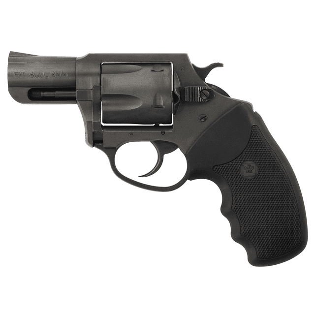 Charter Arms 64420 Bulldog Boomer 44 S&W Spl 5rd 2.50" Overall Black Nitride Stainless Steel with Black Rubber Grip Charter Arms 64420 Bulldog Boomer 44 S&W Spl 5rd 2.50" Overall Black Nitride Stainless Steel with Black Rubber Grip
