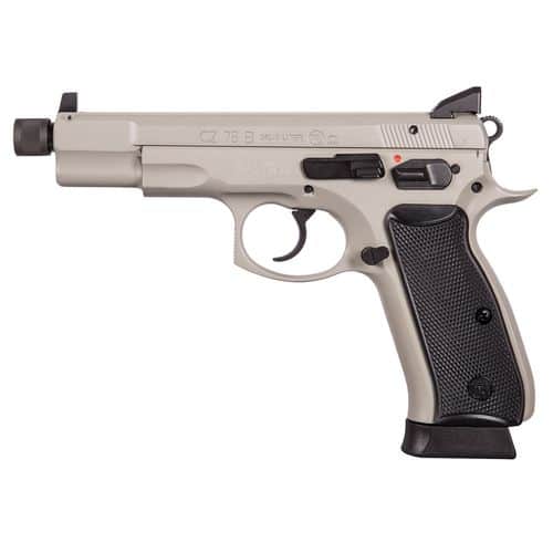 CZ-USA 01235 CZ 75 B Omega SR 9mm Luger 5.20" 10+1 Urban Gray Urban Gray Steel Slide Black Polymer Grip CZ-USA 01235 CZ 75 B Omega SR 9mm Luger 5.20" 10+1 Urban Gray Urban Gray Steel Slide Black Polymer Grip