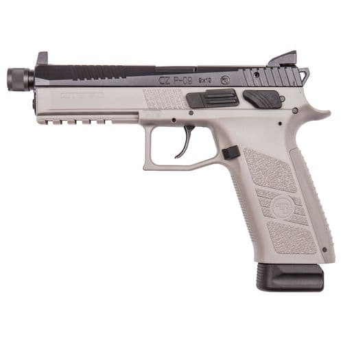 CZ-USA 91269 P-09 Suppressor Ready 9mm Luger 5.15" 21+1 Urban Gray Black Steel Slide Stippled Urban Gray Polymer Grip Night Sights CZ-USA 91269 P-09 Suppressor Ready 9mm Luger 5.15" 21+1 Urban Gray Black Steel Slide Stippled Urban Gray Polymer Grip Night Sights