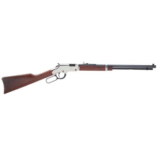 Henry H004SM Golden Boy Silver 22 Mag 12+1 20" Nickel Plated American Walnut Right Hand Henry H004SM Golden Boy Silver 22 Mag 12+1 20" Nickel Plated American Walnut Right Hand