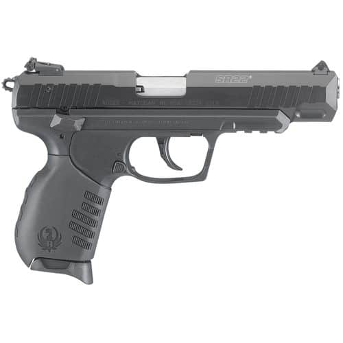 Ruger 3620 SR22 22 LR 4.50" 10+1 Railed Black Frame Black Anodized Aluminum Slide Black Polymer Grip Ruger 3620 SR22 22 LR 4.50" 10+1 Railed Black Frame Black Anodized Aluminum Slide Black Polymer Grip
