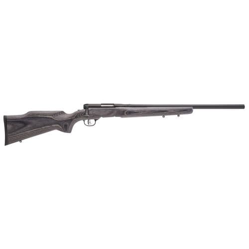 Savage Arms 96970 B.MAG 17 WSM 8+1 Cap 22" HB Matte Black Rec Gray Varmint Beavertail Laminate Stock Right Hand (Full Size) Savage Arms 96970 B.MAG 17 WSM 8+1 Cap 22" HB Matte Black Rec Gray Varmint Beavertail Laminate Stock Right Hand (Full Size)