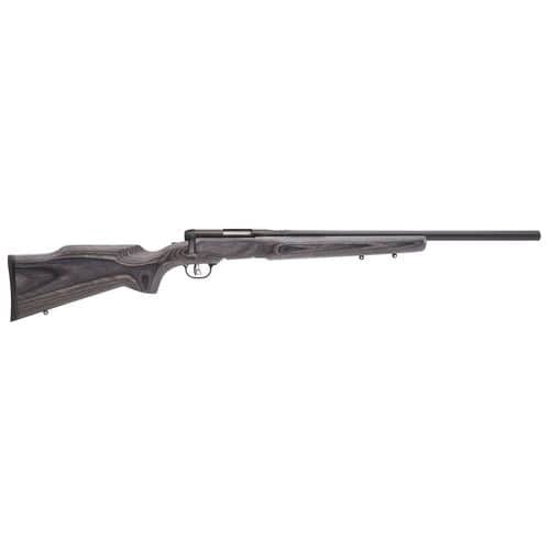 Savage Arms 96970 B.MAG 17 WSM 8+1 Cap 22" HB Matte Black Rec Gray Varmint Beavertail Laminate Stock Right Hand (Full Size) Savage Arms 96970 B.MAG 17 WSM 8+1 Cap 22" HB Matte Black Rec Gray Varmint Beavertail Laminate Stock Right Hand (Full Size)