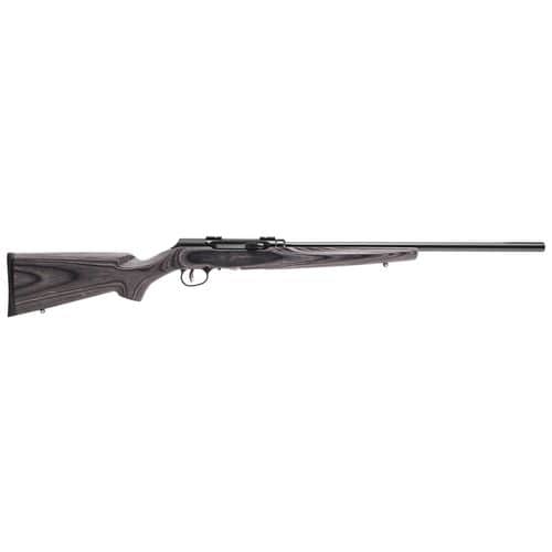 Savage Arms 47006 A17 Target Sporter Semi-Auto 17 HMR 10+1 Cap 22" Black Rec Gray Laminate Stock Right Hand (Full Size) Savage Arms 47006 A17 Target Sporter Semi-Auto 17 HMR 10+1 Cap 22" Black Rec Gray Laminate Stock Right Hand (Full Size)