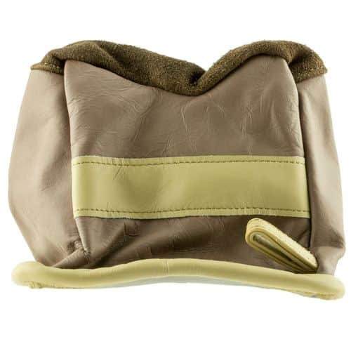 BenchMaster BMALBBME American Bison Rifle Rest Front Bag Unfilled Tan Leather 6.80 oz BenchMaster BMALBBME American Bison Rifle Rest Front Bag Unfilled Tan Leather 6.80 oz