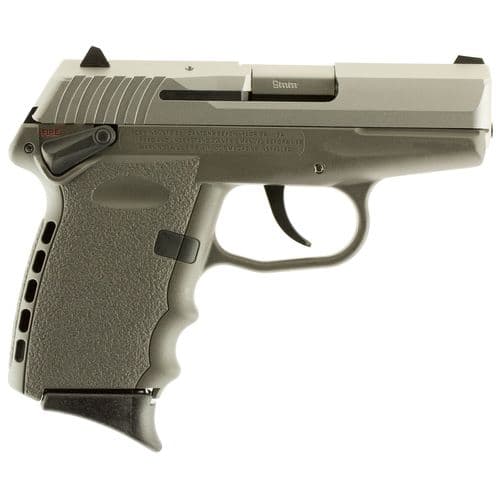 SCCY Industries CPX1TTSG CPX-1 Carbon 9mm Luger 3.10" 10+1 Stainless Steel Slide Gray Polymer Grip SCCY Industries CPX1TTSG CPX-1 Carbon 9mm Luger 3.10" 10+1 Stainless Steel Slide Gray Polymer Grip