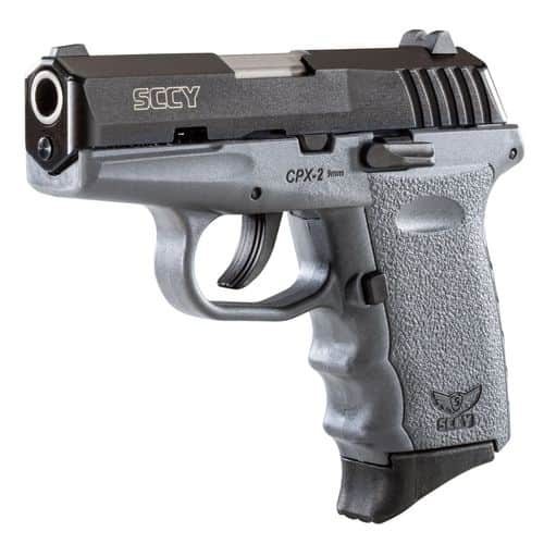 SCCY Industries CPX2CBSG CPX-2 Carbon 9mm Luger 3.10" 10+1 Black Nitride Stainless Steel Slide Gray Polymer Grip No Manual Safety SCCY Industries CPX2CBSG CPX-2 Carbon 9mm Luger 3.10" 10+1 Black Nitride Stainless Steel Slide Gray Polymer Grip No Manual Safety