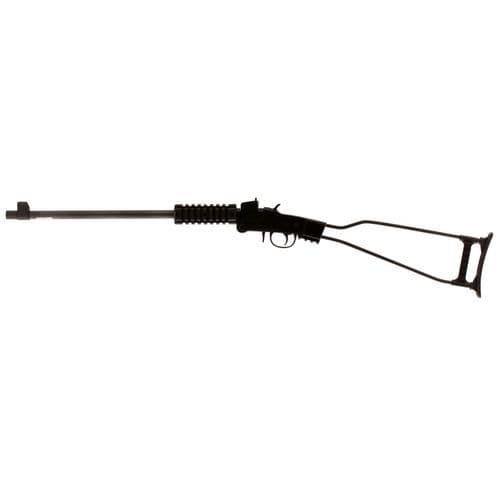 Chiappa Firearms 500145 Little Badger 17 HMR 1 16.50" Black Underfolding Stock Blued Right Hand Chiappa Firearms 500145 Little Badger 17 HMR 1 16.50" Black Underfolding Stock Blued Right Hand
