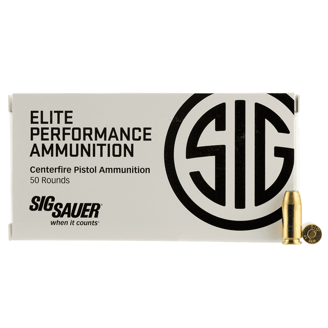 Sig Sauer E40SW150 Elite V-Crown 40 S&W 165 gr Jacketed Hollow Point (JHP) 50 Bx Sig Sauer E40SW150 Elite V-Crown 40 S&W 165 gr Jacketed Hollow Point (JHP) 50 Bx