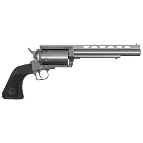 Magnum Research BFR45LC410 BFR Long Cylinder SAO 45 Colt (LC)/410 Gauge 5rd 7.50" Overall Brushed Stainless with Black Hogue Rubber Grip Magnum Research BFR45LC410 BFR Long Cylinder SAO 45 Colt (LC)/410 Gauge 5rd 7.50" Overall Brushed Stainless with Black Hogue Rubber Grip