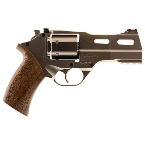 Chiappa Firearms CF340245 Rhino 40SAR *CA Compliant 357 Mag 6rd 4" Nickel-Plated Steel Barrel & Cylinder Nickel-Plated Aluminum Frame with Walnut Grip Chiappa Firearms CF340245 Rhino 40SAR *CA Compliant 357 Mag 6rd 4" Nickel-Plated Steel Barrel & Cylinder Nickel-Plated Aluminum Frame with Walnut Grip