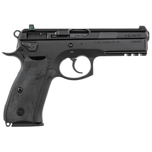 CZ-USA 01153 CZ 75 SP-01 Tactical 9mm Luger 4.60" 10+1 Black Black Steel Slide Black Rubber Grip CZ-USA 01153 CZ 75 SP-01 Tactical 9mm Luger 4.60" 10+1 Black Black Steel Slide Black Rubber Grip