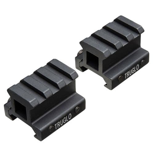 TruGlo TG-8982B Riser Mount  Black Hardcoat Anodized AR-Platform 0.75" Mount Height Picatinny Rail TruGlo TG-8982B Riser Mount  Black Hardcoat Anodized AR-Platform 0.75" Mount Height Picatinny Rail