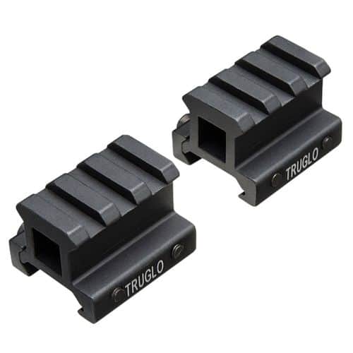 TruGlo TG-8982B Riser Mount Black Hardcoat Anodized AR-Platform 0.75" Mount Height Picatinny Rail TruGlo TG-8982B Riser Mount Black Hardcoat Anodized AR-Platform 0.75" Mount Height Picatinny Rail